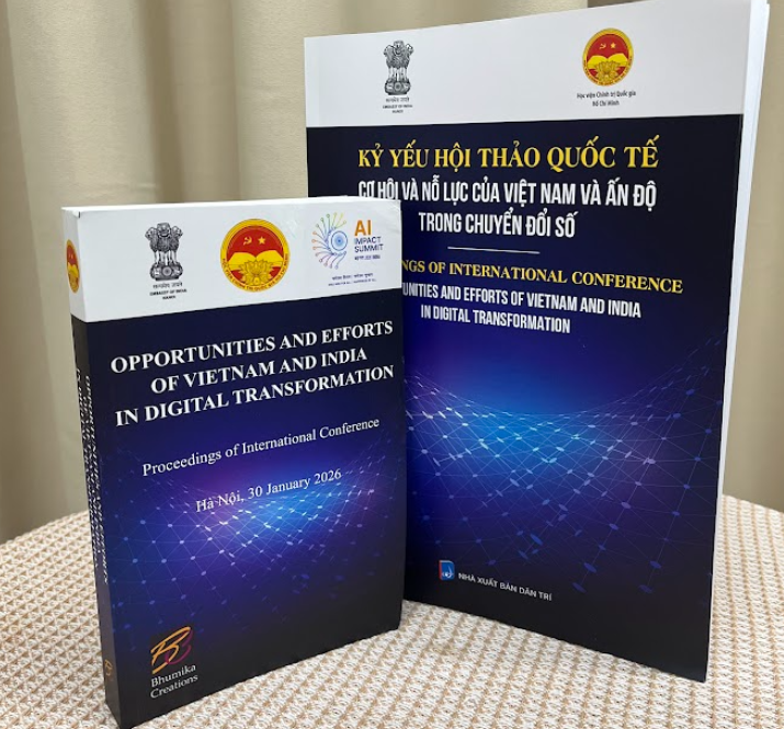 Giới thiệu Kỷ yếu hội thảo quốc tế: “Cơ hội và nỗ lực của Việt Nam và Ấn Độ trong chuyển đổi số”